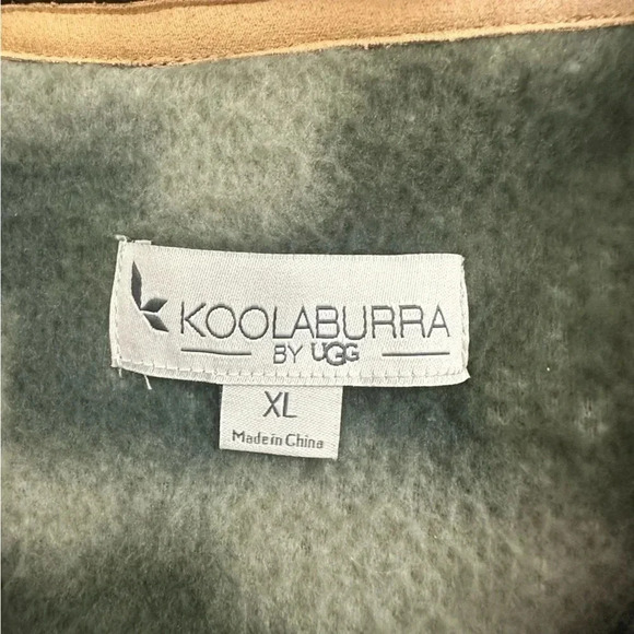 Koolaburra‎ by UGG Camo Cozy Sherpa 1/4 Zip Fuzzy Fleece Pullover XL - Picture 5 of 13